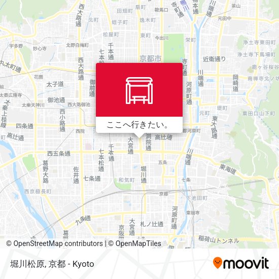 堀川松原地図