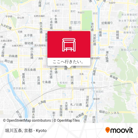堀川五条地図