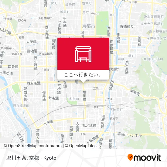 堀川五条地図
