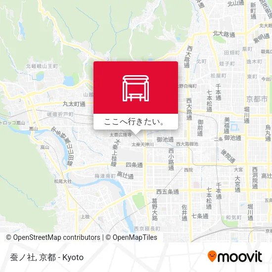 蚕ノ社地図