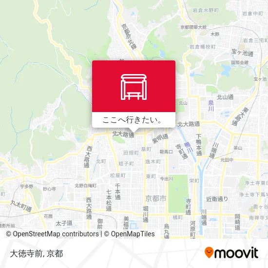 大徳寺前地図
