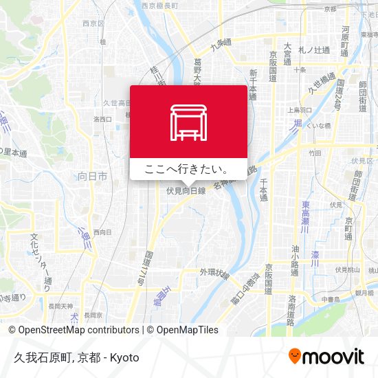 久我石原町地図