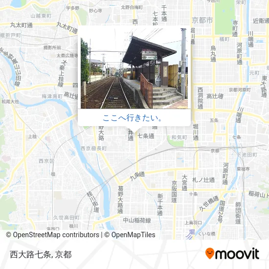 西大路七条地図