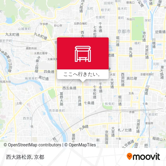 西大路松原地図