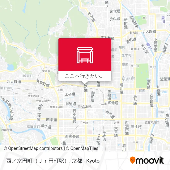 西ノ京円町（Ｊｒ円町駅）地図