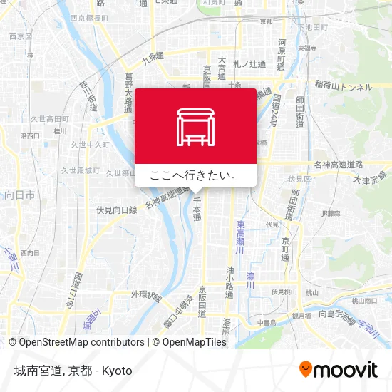 城南宮道地図