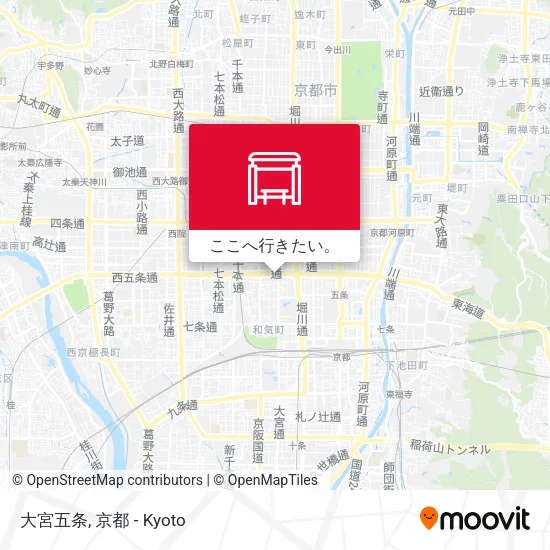 大宮五条地図
