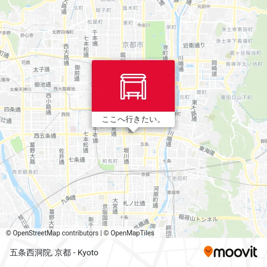 五条西洞院地図