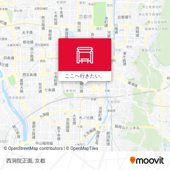 西洞院正面地図