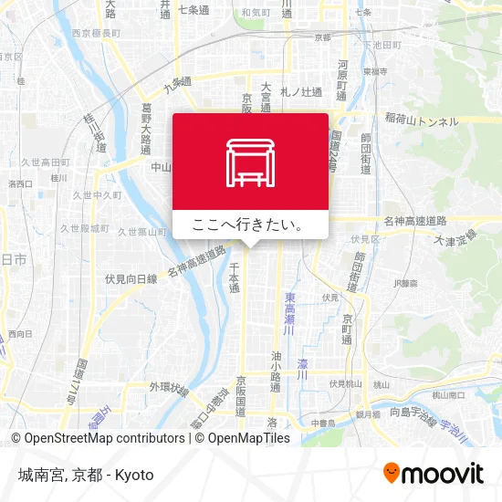 城南宮地図