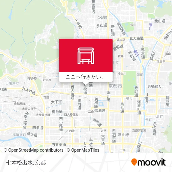 七本松出水地図