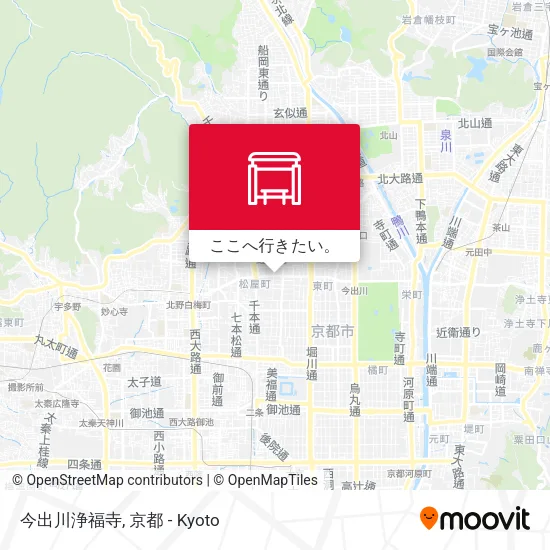 今出川浄福寺地図