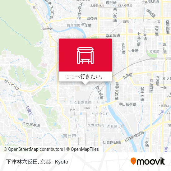 下津林六反田地図