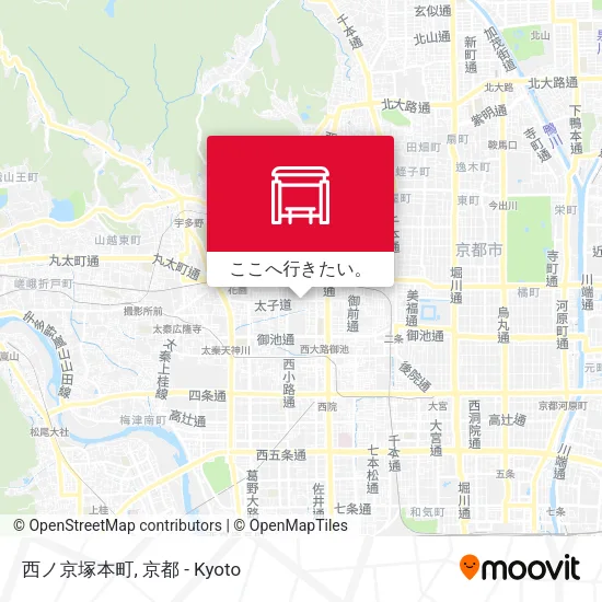 西ノ京塚本町地図