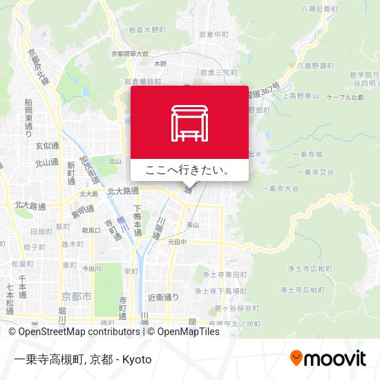 一乗寺高槻町地図