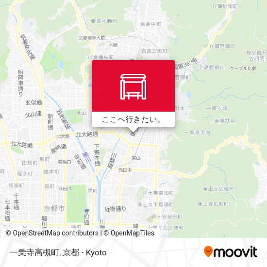 一乗寺高槻町地図