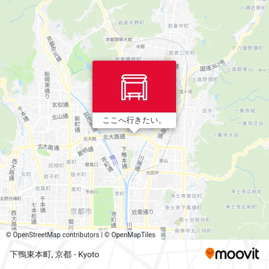 下鴨東本町地図