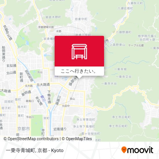 一乗寺青城町地図