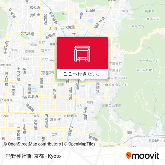 熊野神社前地図