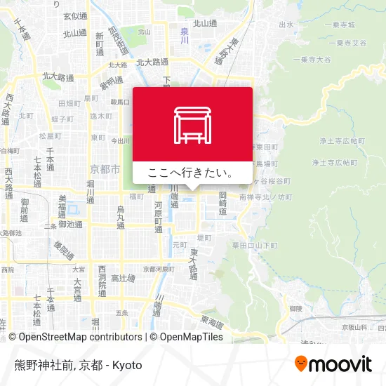 熊野神社前地図