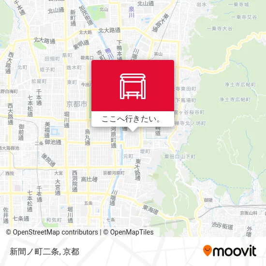 新間ノ町二条地図