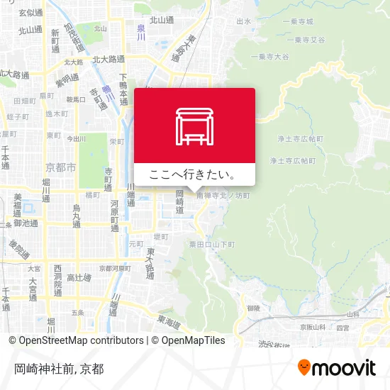 岡崎神社前地図