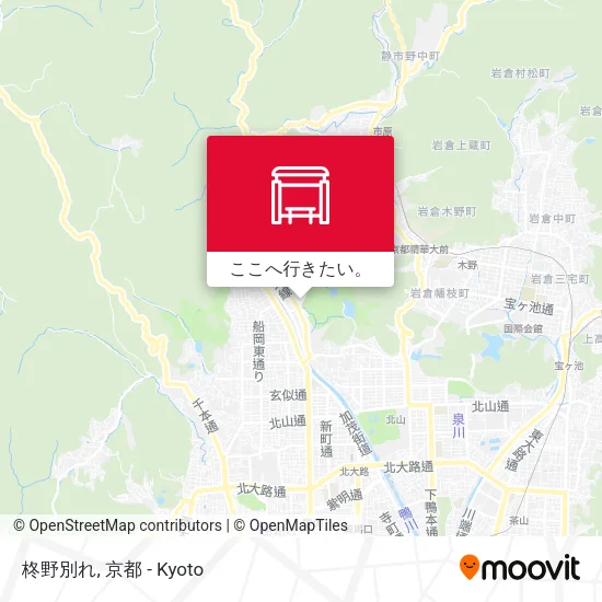 柊野別れ地図
