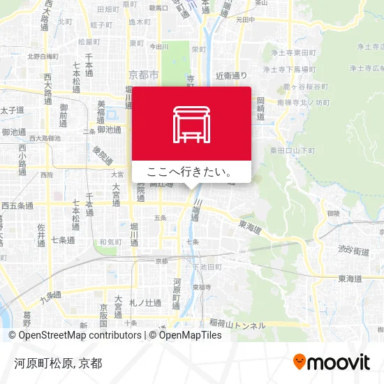 河原町松原地図