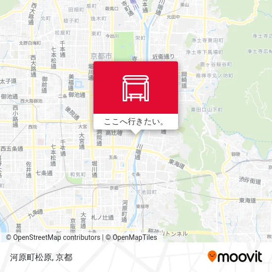 河原町松原地図