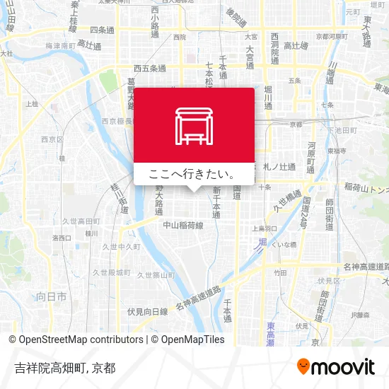 吉祥院高畑町地図