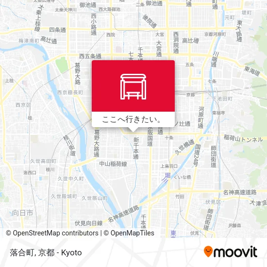 落合町地図