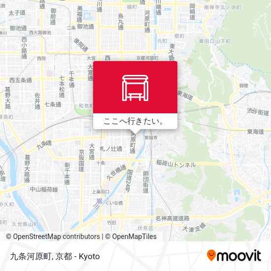 九条河原町地図