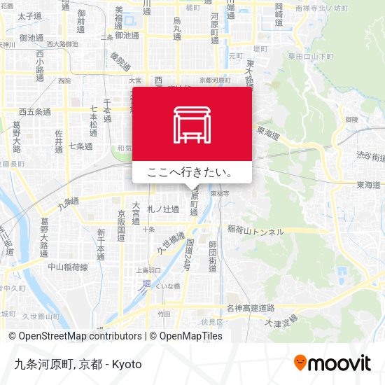 九条河原町地図