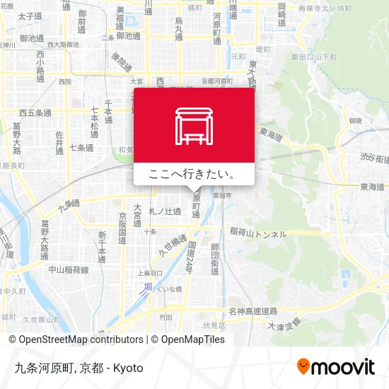 九条河原町地図