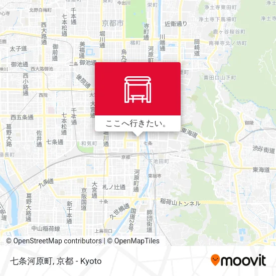 七条河原町地図