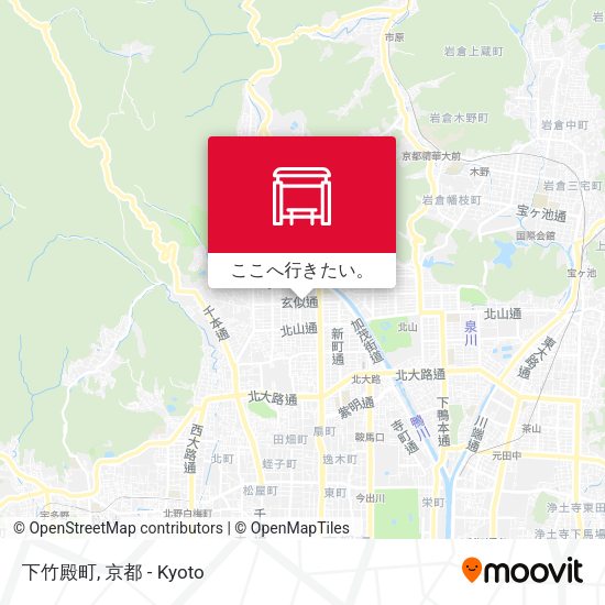 下竹殿町地図
