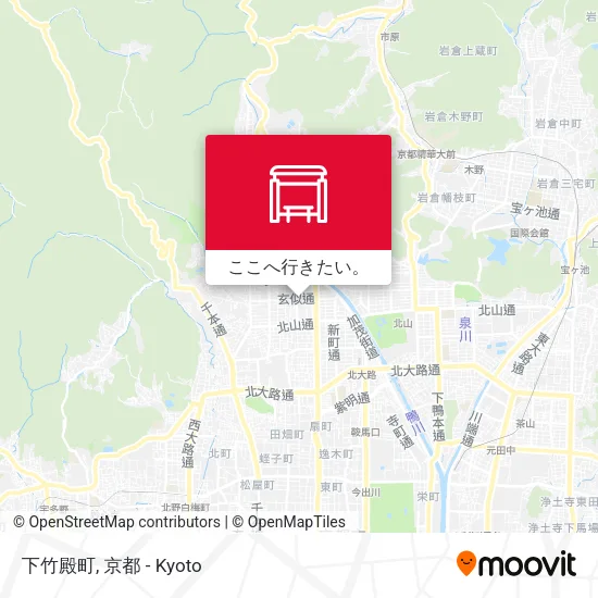 下竹殿町地図