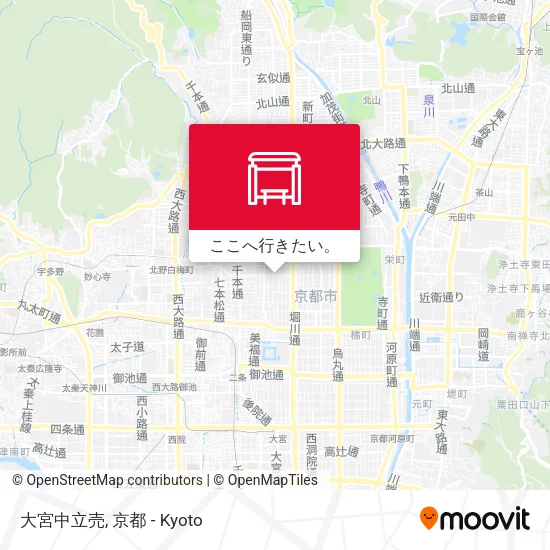 大宮中立売地図