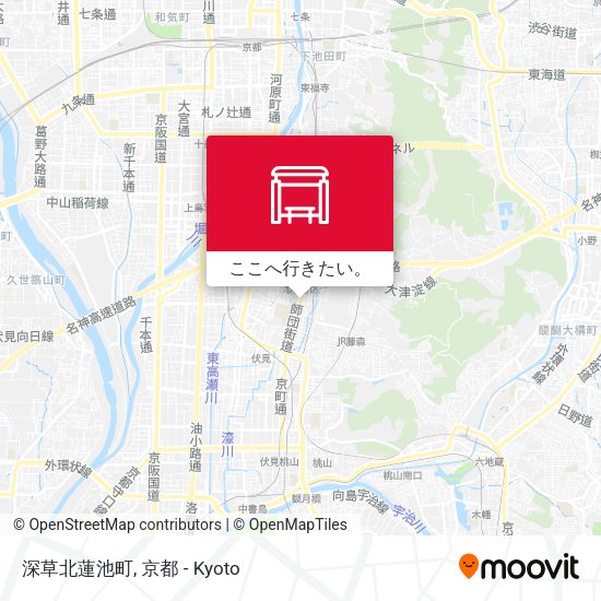 深草北蓮池町地図