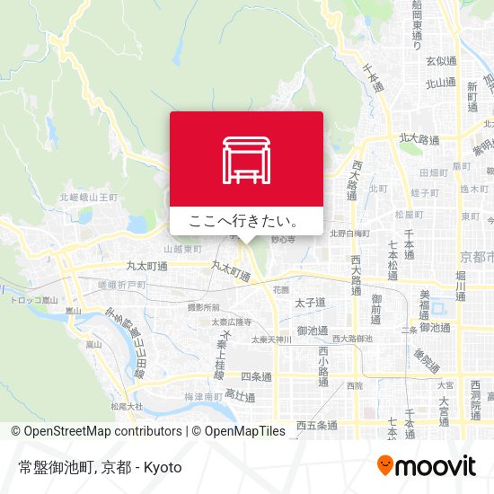 常盤御池町地図