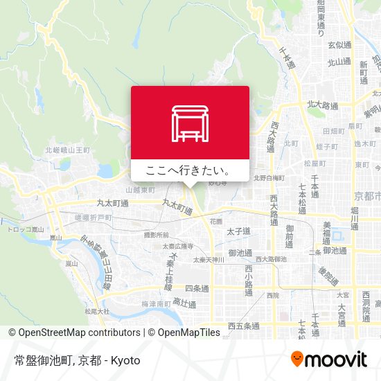 常盤御池町地図