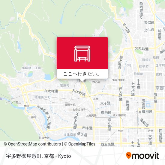 宇多野御屋敷町地図