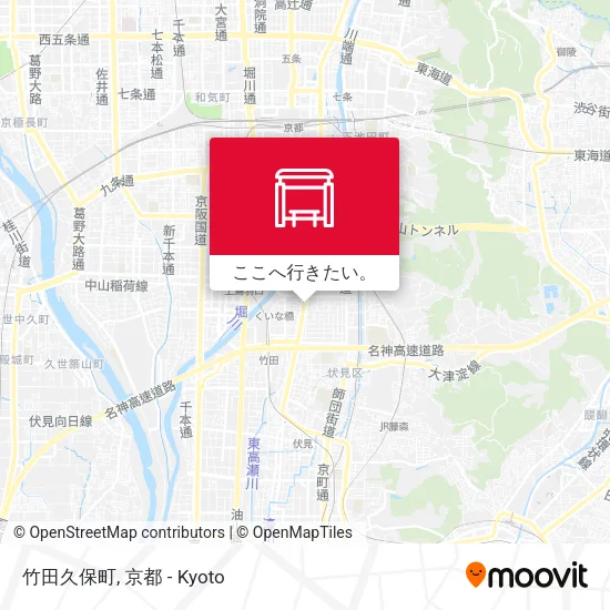 竹田久保町地図