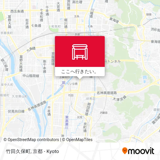 竹田久保町地図