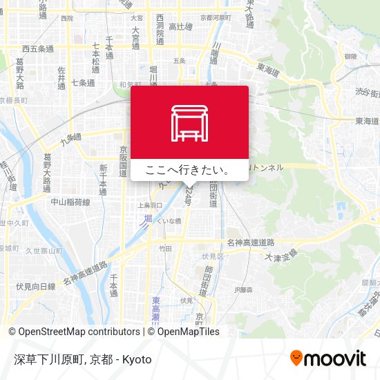 深草下川原町地図