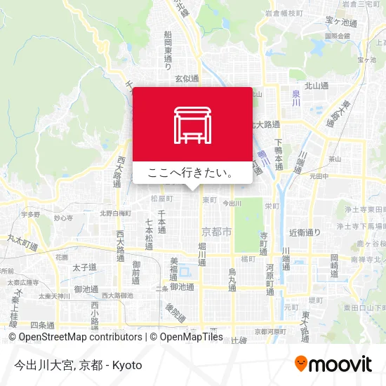 今出川大宮地図