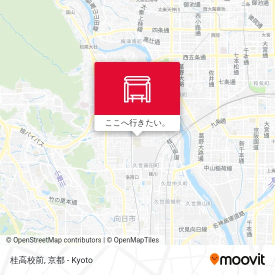 桂高校前地図