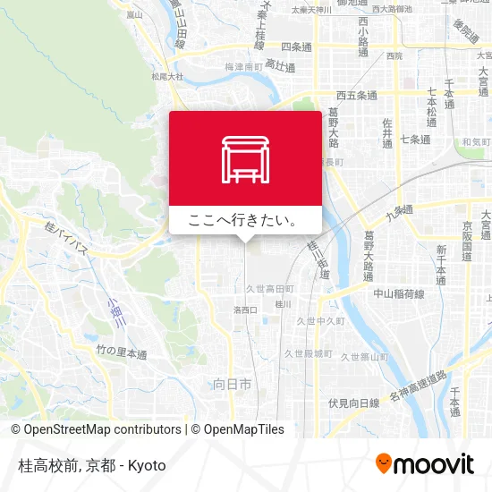 桂高校前地図