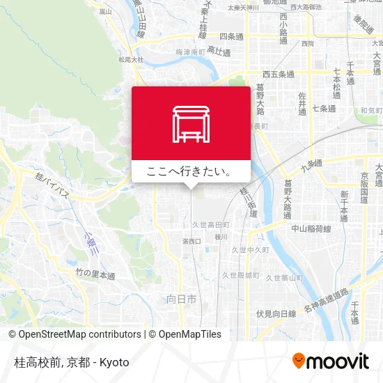 桂高校前地図