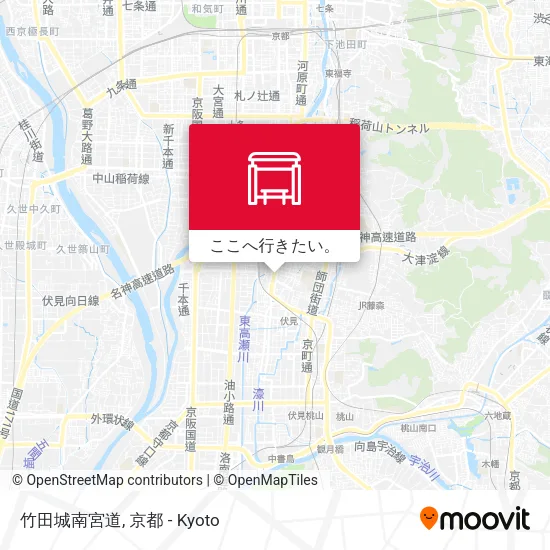 竹田城南宮道地図